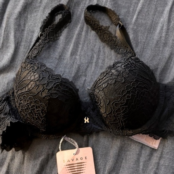 NWT ROMANTIC CORDED LACE PADDED DEMI BRA - Picture 4 of 9